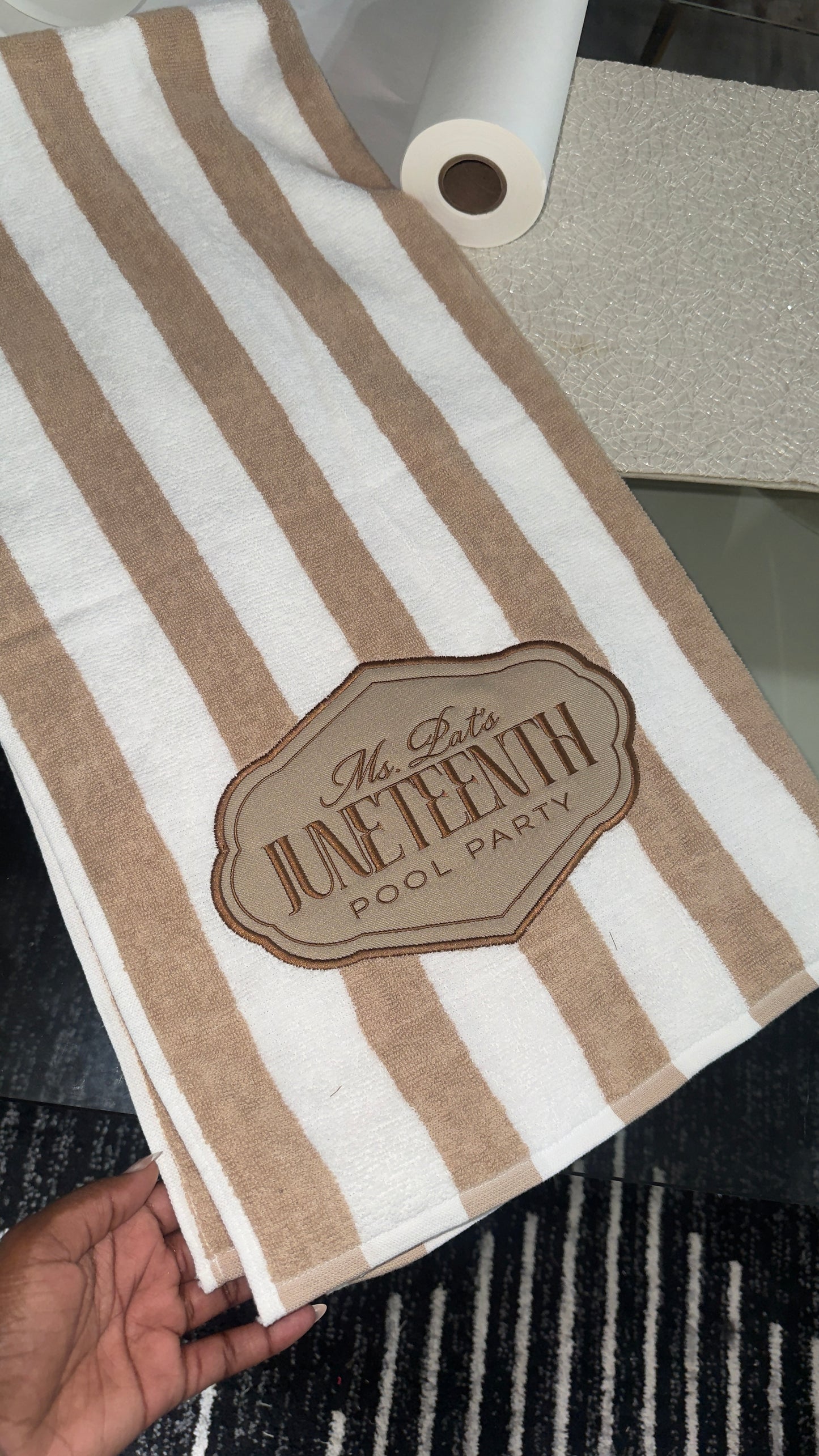 EMBROIDERED TOWELS