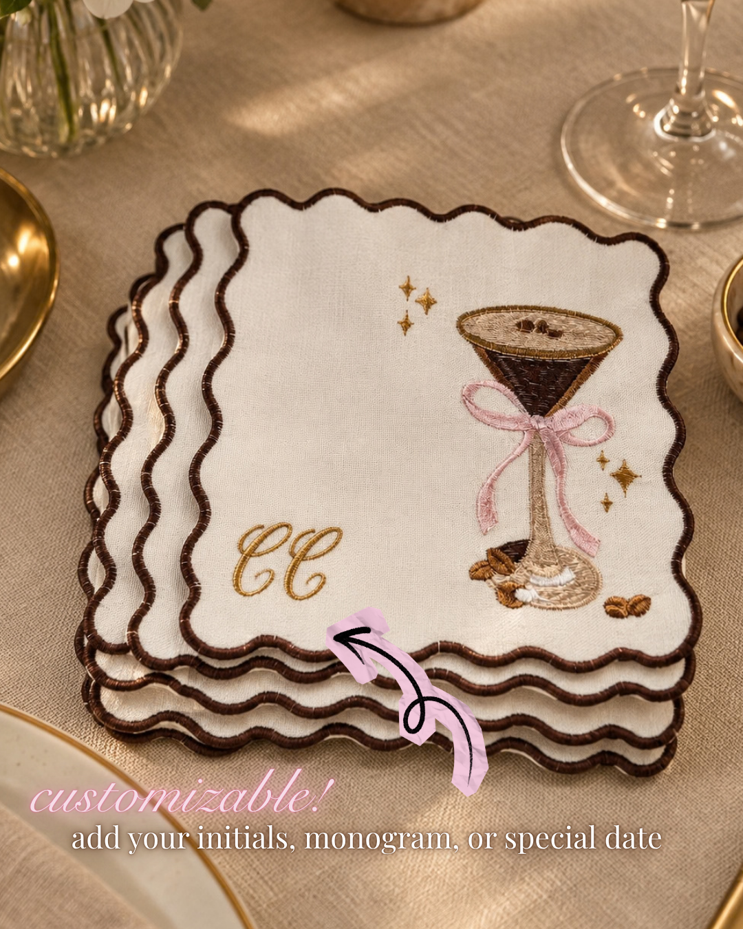 Set of 4 Linen Napkin