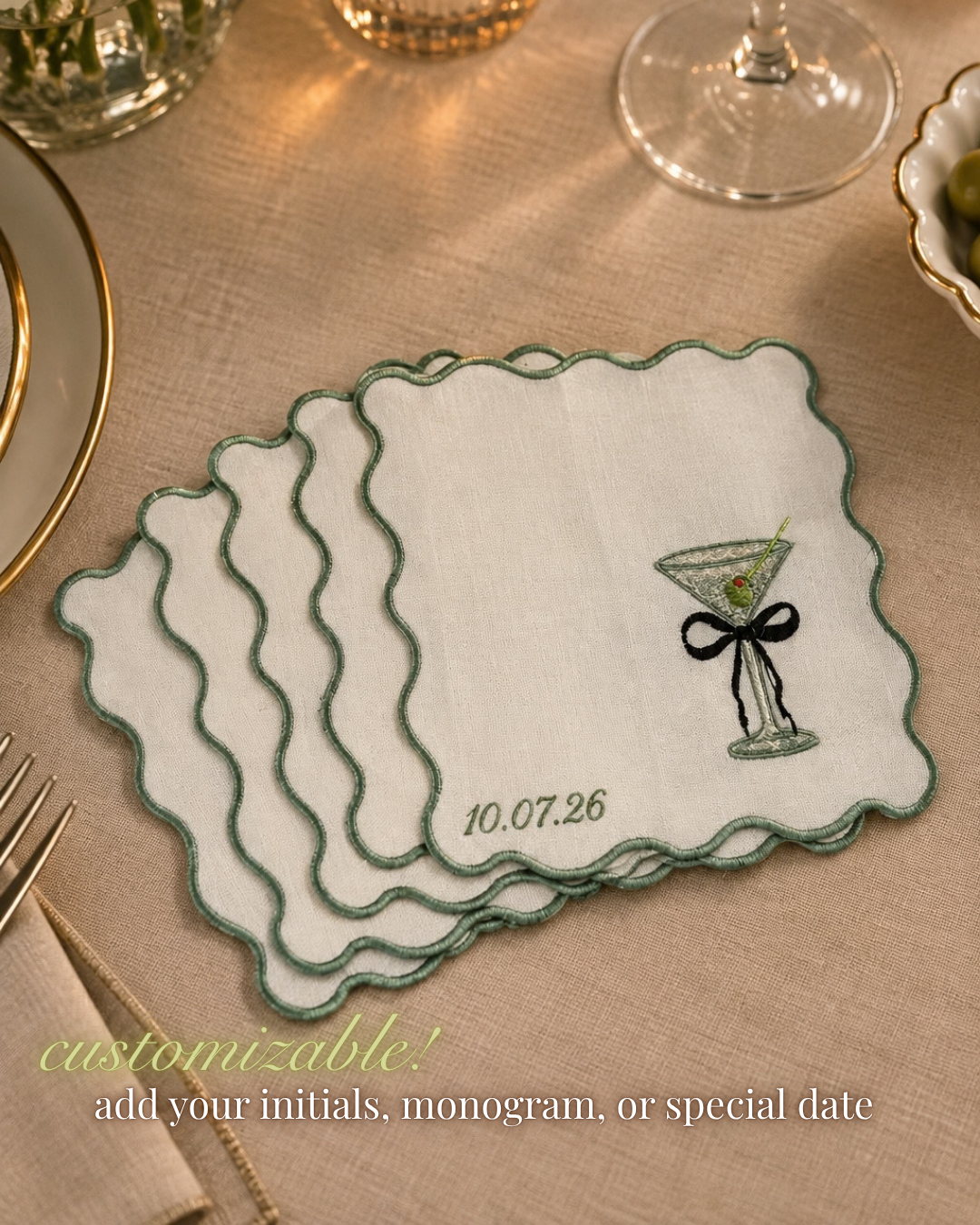 Set of 4 Linen Napkin