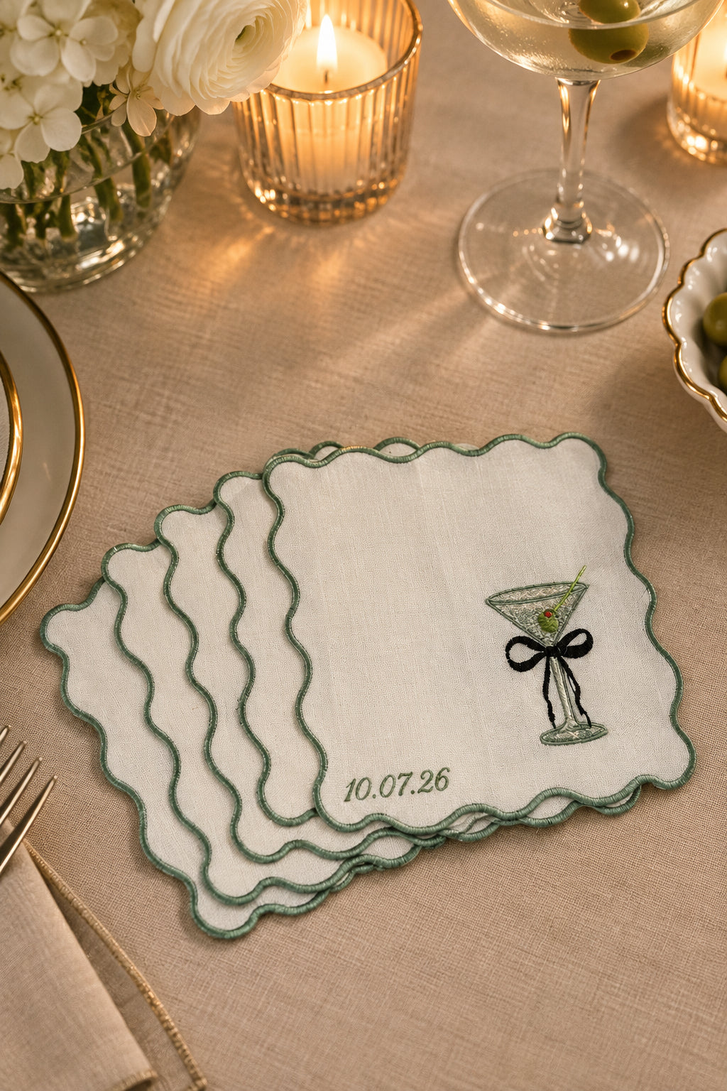 Set of 4 Linen Napkin