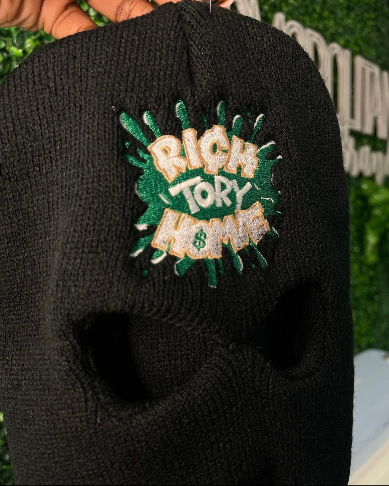 CUSTOM EMBROIDERED SKI MASK