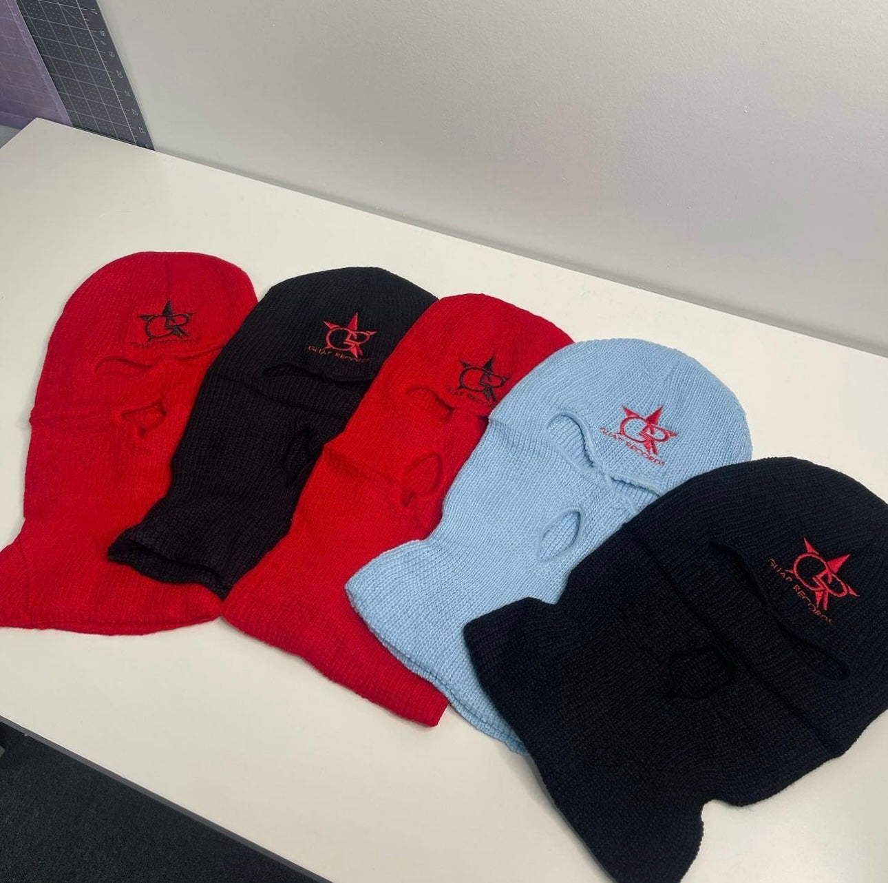 CUSTOM EMBROIDERED SKI MASK