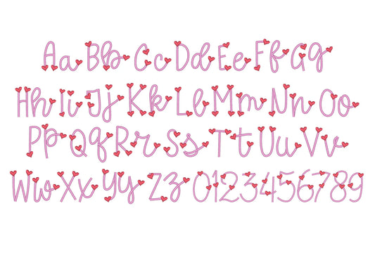 FONT - HEARTS SCRIPT