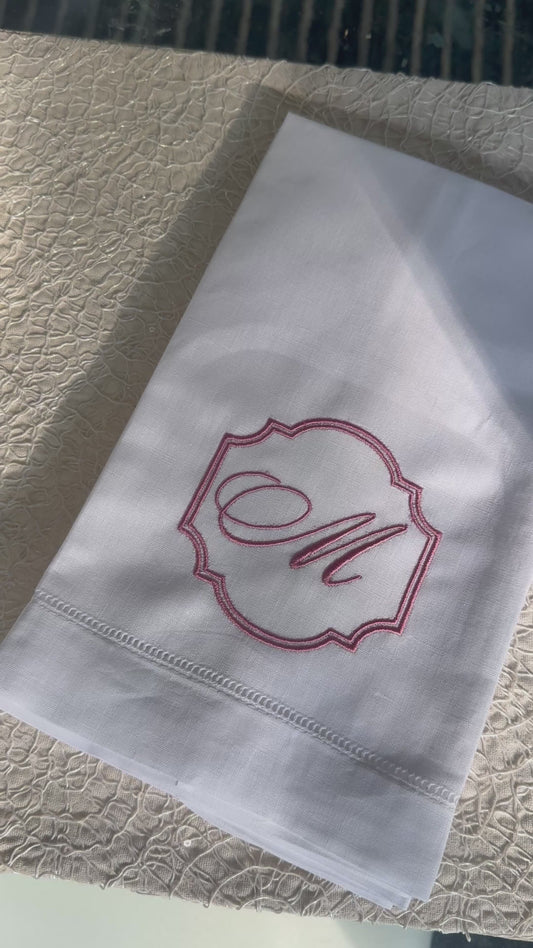 EMBROIDERED TEA TOWELS